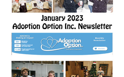 January 2023 Newsletter for Adoption Option Inc.
