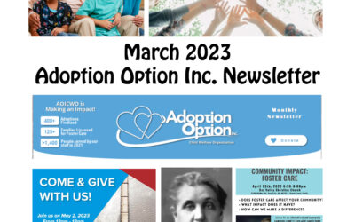 March 2023 Adoption Option Inc Newsletter